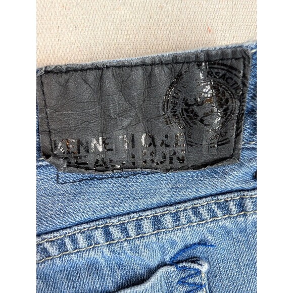 Kenneth Cole Reaction Jeans Mens 38X32 (30) Blue Medium Wash Cotton Straight Fit - Picture 15 of 15